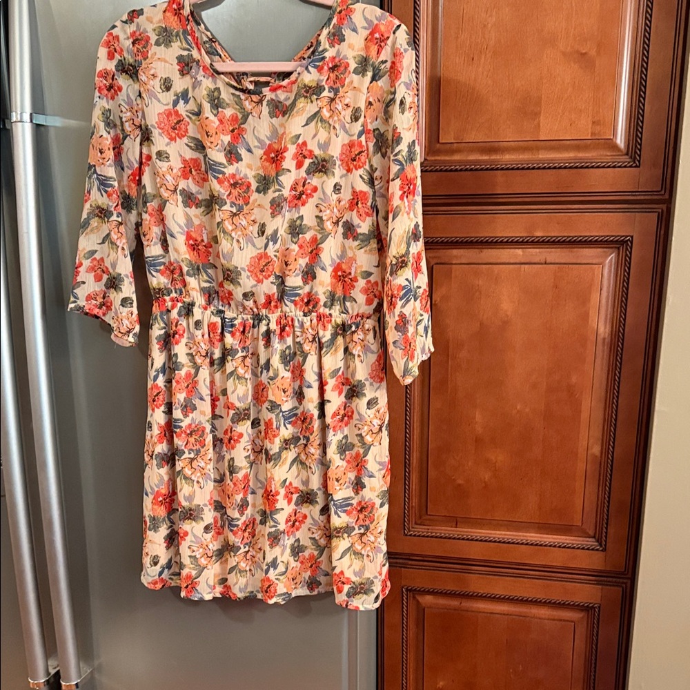 Mimi Chica Multicolor Floral Dress